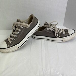 Converse Chuck Taylor All Star Low Top Sneakers Men 5 Womens 7 Gray Canvas 1J794